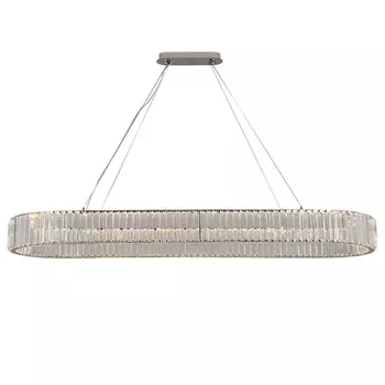 Подвесной светодиодный светильник Newport 8445/140 oval chrome М0065055
