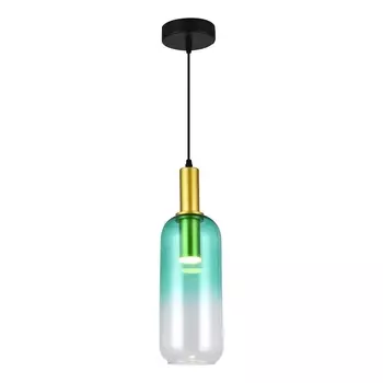 Подвесной светодиодный светильник Toplight Gwendolyn TL1217H-01GR