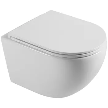 Подвесной унитаз Agger AT03100 белый, микролифт