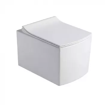 Подвесной унитаз Black&White W-719 микролифт 719W00