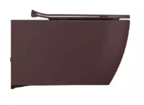 Подвесной унитаз ISVEA Sentimenti Neo 10AR02010SV-2R безободковый,бордовый, матовый