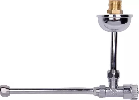 Подводка воды для унитаза Simas угловой с вентилем хром 120006 cr