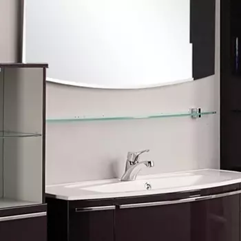 Полка Акватон Севилья 120 стеклянная 1A125903SE010