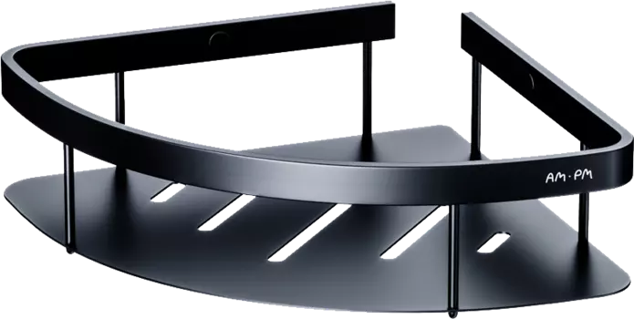 Полка Am.Pm Sense L A7454122 угловая, черная