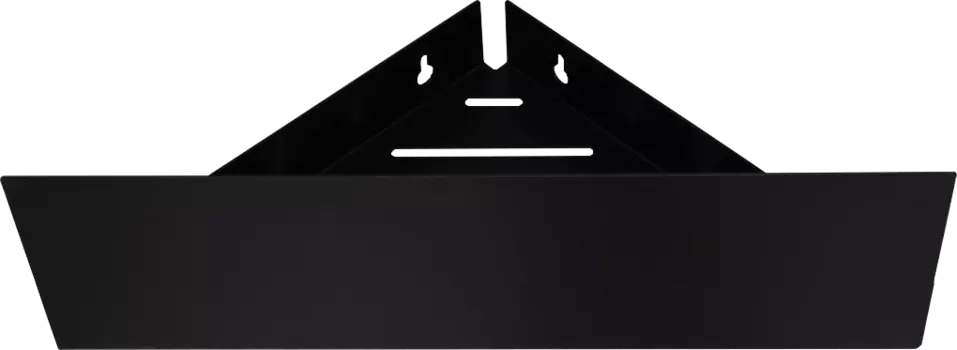 Полка Aquanet Магнум 302225 черная матовая