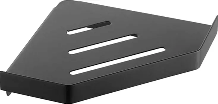 Полка Boheme New Venturo 10318-B угловая, черная матовая