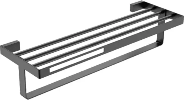 Полка Boheme Q 10947-GM Gun Metal для полотенец