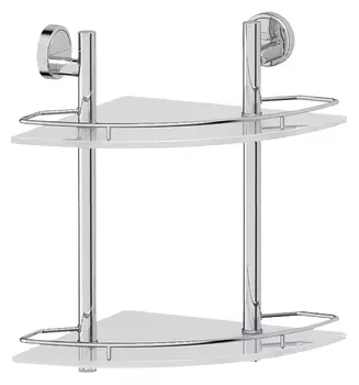 Полка FBS Luxia LUX 072 угловая 2-ярусная