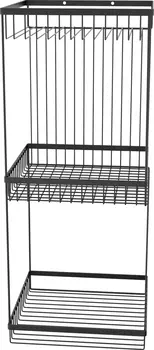 Полка Fora Connect FOR-DIM093B 3-ярусная, угловая