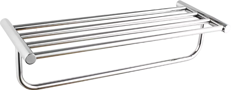 Полка Haiba HB8424 для полотенец, хром