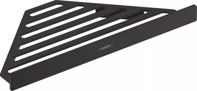 Полка Hansgrohe AddStoris 41741670 угловая, черная
