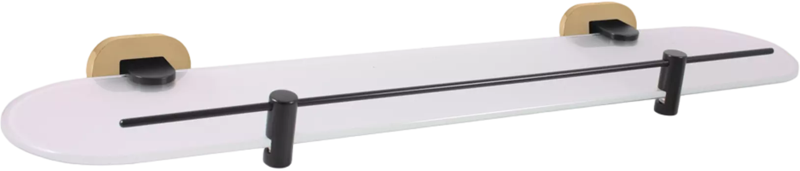 Полка Rav Slezak Yukon YUA0900/50CMATZ черная матовая, золото