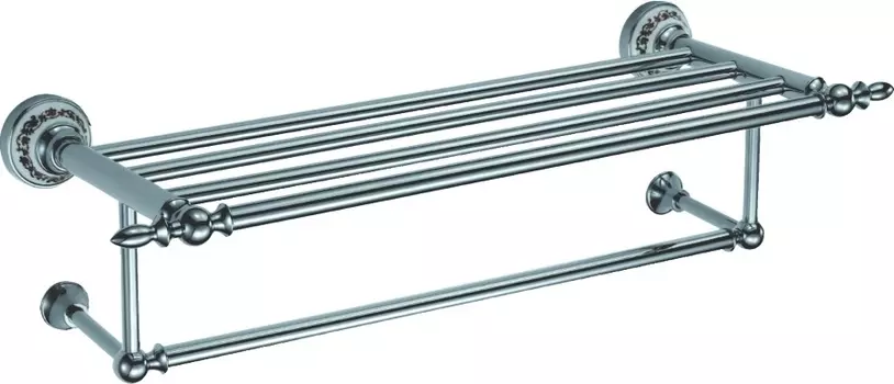 Полка Savol 68а S-06845A для полотенец, хром