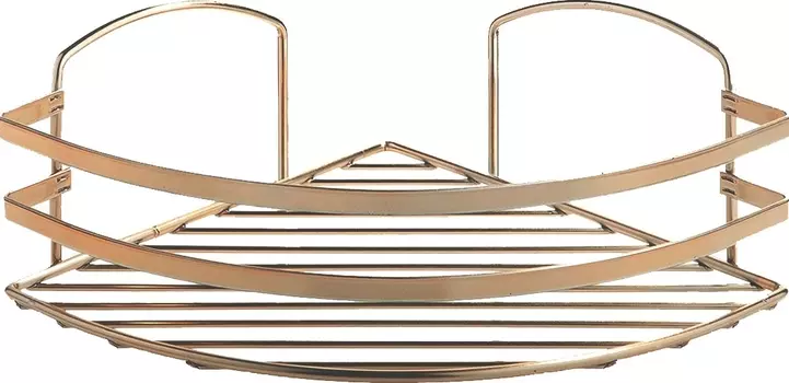 Полка Tekno-tel LM007G угловая, золотистая