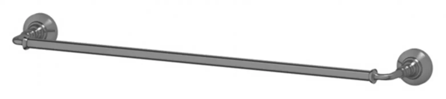 Полотенцедержатель 3SC Stilmar STI 413 античное серебро, 60 см