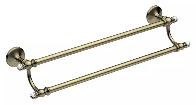 Полотенцедержатель Art&Max Antic Crystal AM-2648SJ-Br двойной AM-E-2648SJ-Br
