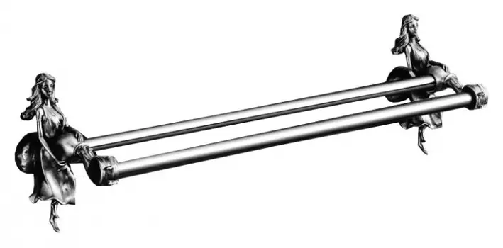 Полотенцедержатель Art&amp;Max Athena AM-0618-T двойной AM-B-0618-T