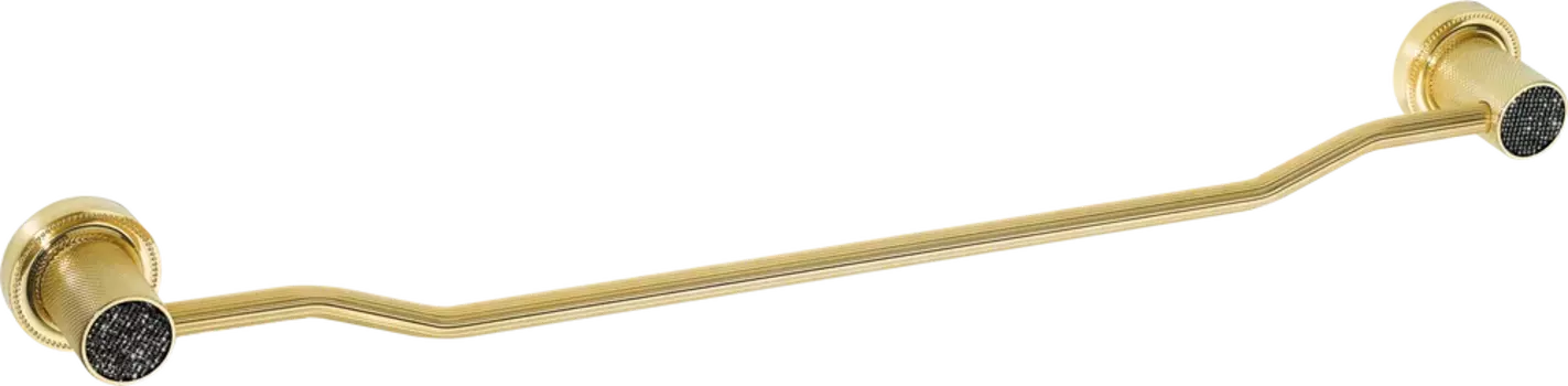 Полотенцедержатель Boheme Royal Cristal Black Gold 10922-G-B