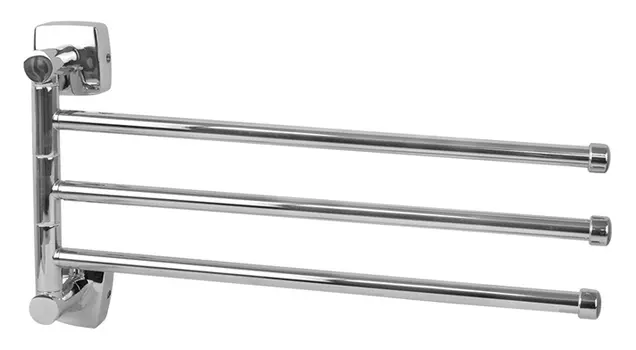 Полотенцедержатель Fixsen Kvadro FX-61302A-3 поворотный, тройной