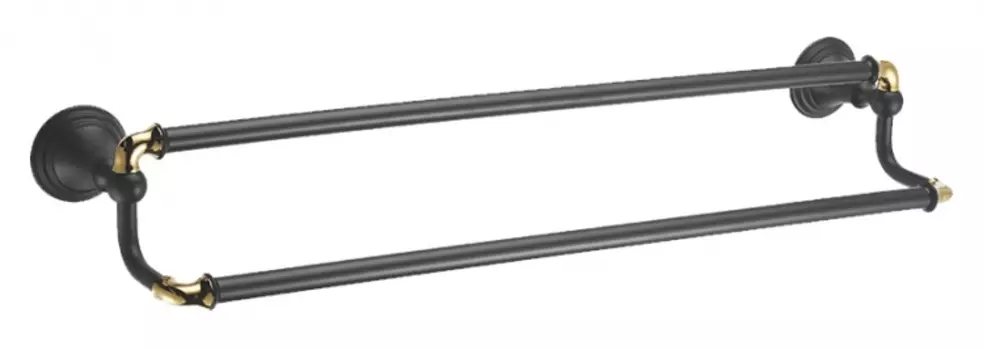 Полотенцедержатель Fixsen Luksor FX-71602B двойной