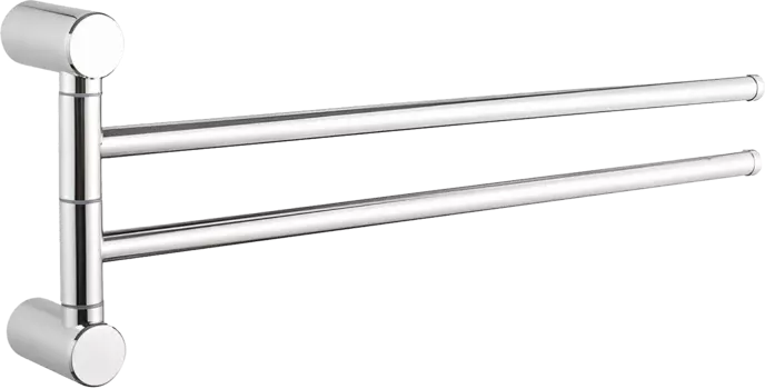 Полотенцедержатель Haiba HB8412 двойной, хром