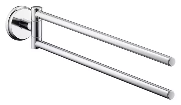 Полотенцедержатель Hansgrohe Logis Classic двойной 41612000