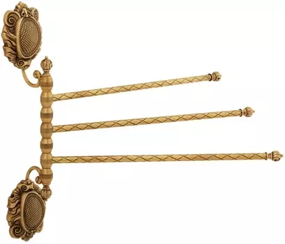 Полотенцедержатель Migliore Cleopatra 16645 тройной поворотный, бронза /16645