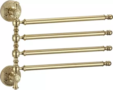 Полотенцедержатель Savol 58b S-005804B золото, четверной