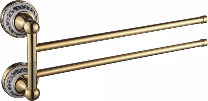 Полотенцедержатель Savol 68b S-06802B золото, двойной