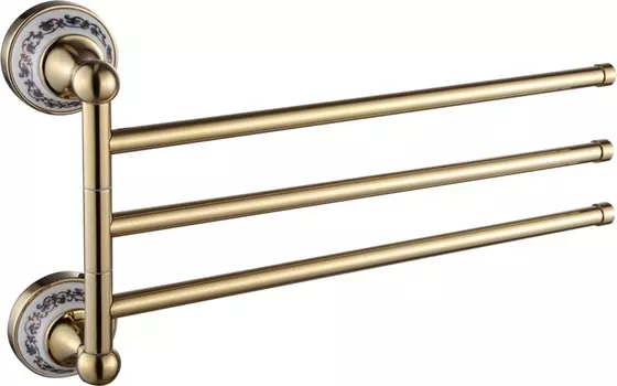 Полотенцедержатель Savol 68b S-06803B золото, тройной