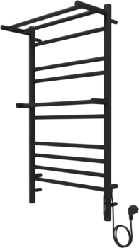 Полотенцесушитель электрический Акватек Альфа П10 50x90 черный муар AQ EL RRP1090BL