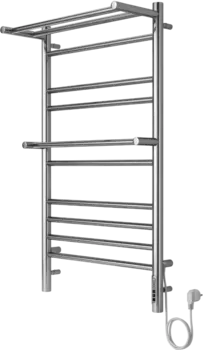 Полотенцесушитель электрический Акватек Альфа П10 50x90 хром AQ EL RRP1090CH