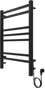 Полотенцесушитель электрический Акватек Альтаир П7 50x70 черный муар AQ EL KP0770BL