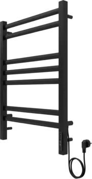 Полотенцесушитель электрический Акватек Поларис П7 50x70 черный муар AQ EL KO0770BL