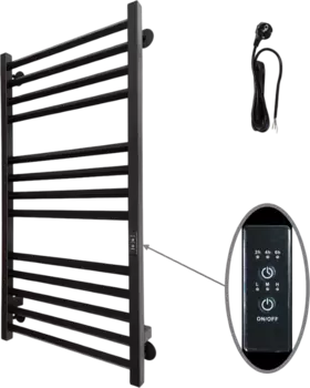 Полотенцесушитель электрический Altasan АрмадаПроф 100х50 черный муар АрмадаПрофР10050ЧМ