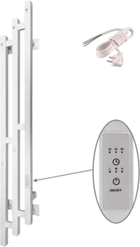 Полотенцесушитель электрический Altasan БризПроф 120х17 белый матовый БризПроф12017БМ