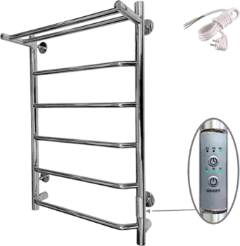 Полотенцесушитель электрический Altasan Горизонт 80х50, хром Горизонт8050П