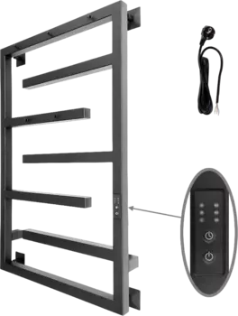 Полотенцесушитель электрический Altasan ЛабиринтПроф 80х50 черный муар ЛабиринтПроф5кр8050ЧМ