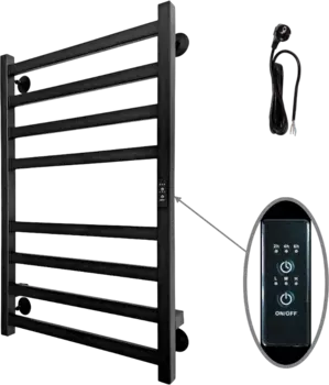 Полотенцесушитель электрический Altasan РондаПроф 3 80х50 черный муар Ронда3Проф8050ЧМ