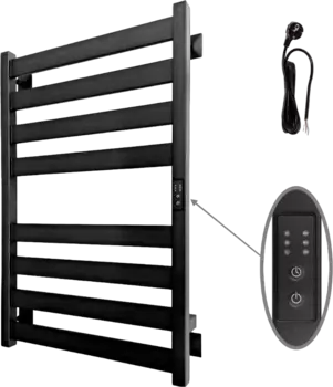 Полотенцесушитель электрический Altasan РондаПроф 5 80х50 черный муар Ронда5Проф8050ЧМ