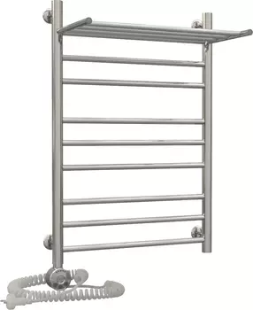 Полотенцесушитель электрический Aquanerzh Прямой групповой с полкой L 80х50 00-20A8050_L