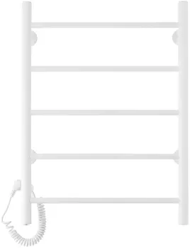 Полотенцесушитель электрический Domoterm Аврора DMT 109-5 50x71, белый, L DMT 109-5 50x71 БЕЛ EK L