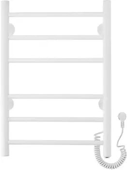 Полотенцесушитель электрический Domoterm Аврора DMT 109-6 40х60, белый, R DMT 109-6 40х60 БЕЛ EK R