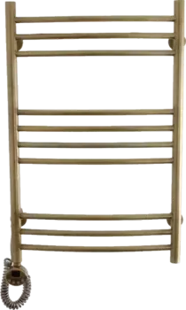 Полотенцесушитель электрический Domoterm Калипсо П10 50x80, левый, бронза 4680419502928