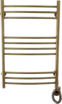 Полотенцесушитель электрический Domoterm Калипсо П10 50x80, правый, бронза 4680419501792