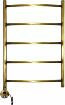 Полотенцесушитель электрический Domoterm Калипсо П5 50x50, античная бронза, L Калипсо П5 500*500 АБР EL