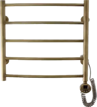 Полотенцесушитель электрический Domoterm Калипсо П5 50x50, правый, бронза 4680419502539