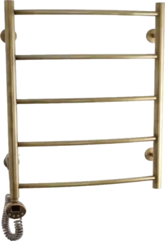 Полотенцесушитель электрический Domoterm Калипсо П5 50x70, левый, бронза 4680419500115