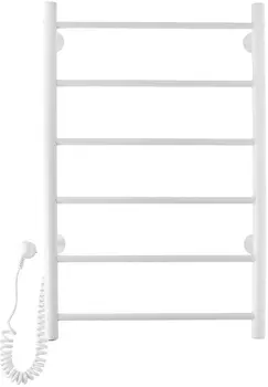 Полотенцесушитель электрический Domoterm Классик DMT 109-6 50х80, белый, L DMT 109-6 50х80 БЕЛ EK L