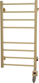 Полотенцесушитель электрический Domoterm Квадро П8 50x80, правый, золото 4680419503079